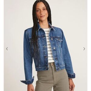 Marine layer embroidered denim jacket!💛🧡❤️